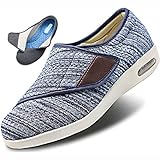 Generic Diabetikerschuhe für geschwollene Füße, Männer, Frauen, geschwollene Füße, übergewichtige, große Schuhe, orthopädischer Komfortschuh für ältere Menschen, extra breite (C 41 EU)
