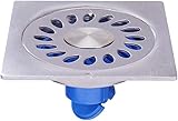 AISHFP Duschablauf Duschablauf Haarfänger Eckig Edelstahl Verdickung Deo Bodenablauf Küche Bad WC Waschmaschine Universal Bodenablauf Waschbecken (Color : D)