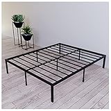 Dreamzie Bett 180x200 mit Lattenrost Metall 41cm Bettgestell 180x200cm Robust, Leichte Montage, Umfangreicher Stauraum