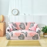 Fsogasilttlv Ecksofahusse Sofabezug 2-Sitzer und 3-Sitzer, Bedruckte Schonbezüge Stretch Plaid Sofabezüge für Wohnzimmer, elastische Couch Stuhl Handtuch Home Decor 2PCS