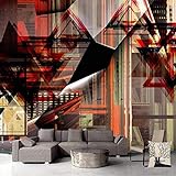 WALLPACL Fototapete Tapete 3D Geometrische Kurve Raum Expansion Tv Wohnzimmer Große Hintergrund Tapete Wandbild-430 * 300Cm