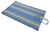 Handelsturm Thaikissen XXL Rollmatte ca. 200 x 160 x 5 cm, Thai Kapok Matte, Rollmatte für Massage, als Liegewiese oder zum Spielen, Kissen (Blautöne)