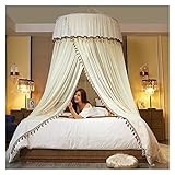 Bettvorhänge Bettvorhang Bettbeachtung Bett Baldachin Vorhang Bettwäsche Romantisches Baby Runde Kuppel Zelt Baumwolle Vorhänge Betthimmel ( Color : C , Size : 1.8x2.2m Bed )