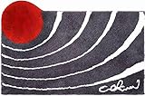 Grund COLANI Exklusiver Designer Badteppich 100% Polyacryl, ultra soft, rutschfest, ÖKO-TEX-zertifiziert, 5 Jahre Garantie, Colani 2, Badematte 80x150 cm, anthrazit