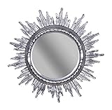 Barockspiegel XXL Sonnenspiegel Silber Spiegel Sonne Antik Wandspiegel 80cm cat223e Palazzo Exklusiv