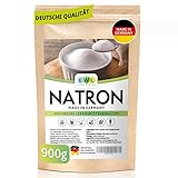 EWL Naturprodukte Natron Pulver, Baking Soda 900g, Deutsche Herstellung u. Abfüllung, Natronpulver Hochreine Lebensmittelqualität