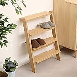 XYSQWZ Schuhregale Aufbewahrung Kleines weißes Schuhregal aus Holz, Türschuhregale, schnelle Montage, mehrschichtige Schuhaufbewahrung, Schuhregal für Schuhe und Alltagsbedarf, Platz für bis zu 8