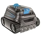 Automatischer Poolroboter Zodiac CNX 20 für bis zu 10x5 m, reinigt Boden, Wände und Wasserlinie. Zyklonsaugtechnologie, agile Fortbewegung. Inklusive 15 m Kabel und Feinfilter