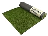 Primaflor Kunstrasen - WOODLAND, 2,00m x 1,00m, Verschiedene Größen, 27 mm Hoch, UV-Beständiger, Wasserdurchlässiger, Rasenteppich, Outdoor Bodenbelag, Kunstgras für Garten, Terrasse und Balkon