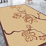 DJHWWD Teppich rutschfest gelb Terassen Teppich Carpet Minimalistischer chinesischer Stil 180x280CM