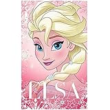 Hilloly Frozen Prinzessin Badetuch Eiskönigin 2 ELSA Strandtuch Badetuch Prinzessin Mädchen Strandtuch Handtuch Badelaken Saunatuch 70 x 150 cm(Superfeine Faser)