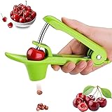 Kirschentkerner Kirsche Pitter Werkzeug - Obst Küche Pitter Remover Olive Core Corer Entfernen Pit Werkzeug Samen Gadget Stoner Küche Gadgets Zubehör （Grün）