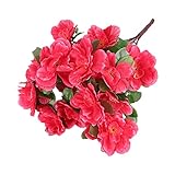 Wzxhew # Simulation Azaleen Blumen Dekoration Blumenbeet Gartenbau Layout Projekt Eingefügte Bodenseide Blume Einkaufszentrum Immobilien Landschaftsbau (Rosa, Einheitsgröße)