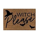 rutschfeste Eingangsmatte mit Wasseraufnahme für Badezimmer- und Küchenböden Fellteppich Rund Klein Schwarz