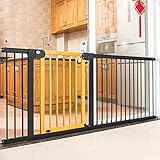 Baby Gates Treppenschutztür Handlauf Armlehne Pet Gate Treppenschutzgitter Extra Breit Baby Für Türöffnung, Multifunktionaler Zaun, Kinderschutzzaun, Einfache Installation Ohne Bohren