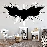 PVC-Wandtattoos, Wandkunstaufkleber Schlafzimmerserie Art Style PVC Creative Fledermaus Kindergarten Wand 52cmx30cm