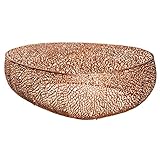 riess-ambiente.de Filigraner Design Couchtisch Leaf 122cm Kupfer Handarbeit Wohnzimmertisch Tisch