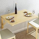 BAWHO Sehr Praktischer An Der Wand Befestigter Faltbarer Esstisch Drop Leaf Tische Für Kleine Räume Klappbarer Wandtisch Faltbar Für Küche Esstisch/100 * 50 Cm/39 Zoll*20 Zoll