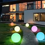 FURLOU LED große dimmbare Lichtkugel RGB 16 Farbwechsel Leuchtkugel mit Fernbedienung, wasserdichte schwimmende Poolbeleuchtung, perfekt for Kinderzimmer, Pool, Gartendekoration Lichter (Color : 15cm