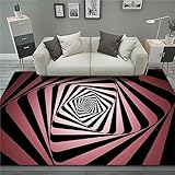 AD6H-CZ Rosa Teppich, Balkon, Feuchtigkeit beständiges Rattan-Stuhl Kissen, einfacher Teppich,Rosa,140x200cm