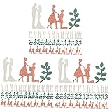 Abaodam 3 Stücke 2 Hochzeit Dekoration Hochzeit Party Dekoration Hochzeit Tisch Dekor Hochzeit Ornament Adornos Para Mesa De Hochzeit Tisch Ornament Konfetti Streuen Breite Esstisch