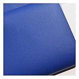 Leder Stoff Polster PVC Kunstleder, Polsterstoff Möbelstoff Meterware - Polster geeignet for Sofas, Stühle und Taschen, Blau, 1,38 × 2m