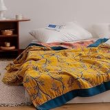BOtizr Blanket Sofa Double,Bettdecke 135x200 Sommer,Bettdecke 155 X 220 cm,Nachhaltige Ganzjahres-Bettdecke,4-Jahreszeiten-Steppdecke,Sofas, Schlafzimmer, GäStezimmer, Reisen