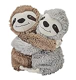 Warmies Kuschelfreunde 2er Set Faultier grau/braun