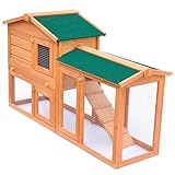 Nice Cool-Outdoor großer Kaninchenstall für Kleintiere, aus Holz