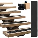 Sicherheits-Treppenstufenband,rutschfeste,selbstklebende Stufenstreifen,abrasive,rutschfeste,transparente Griffstreifen für Kinder,ältere Menschen und Haustiere,drinnen und draußen,verhindert Verruts