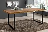 Esstisch Live Edge 6716-I, Wolf Möbel, Küchentisch, Holztisch, 140x90 cm