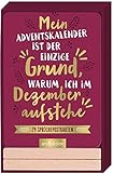 Mein Adventskalender ist der einzige Grund, warum ich im Dezember aufstehe: 24 Sprüchepostkarten