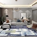 Teppich Wohnzimmer rund Babyblauer Teppich, Superweicher Teppich Läufer Polster Baby Mädchen Teppich deko Flur ,hellblau,80 X 200 cm