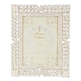 Clayre & Eef 2F0533L Bilderrahmen/Fotorahmen 19 * 1 * 24 cm / 13 * 18 cm Weiss