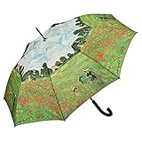VON LILIENFELD Regenschirm Claude Monet: Mohnblumenfeld Auf-Automatik Kunst Stockschirm