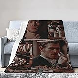 Fleece-Decke für Sofa, Camping, superweiche, leichte, gemütliche Luxus-Flanell-Bettdecke, Klaus Morgan Mikaelson, flauschige Plüsch-Couchdecke, T 150 cm x 125 cm