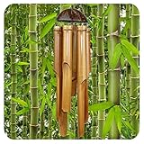 Windspiel Klangspiel Bambus Deko Mobile Klangröhren Klang-Spiel Entspannung Garten Türglocke Feng Shui 40 cm