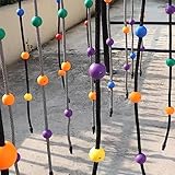 NUNETH Klettergriffe Baumkletterseil für Kinder mit ABS-Ball, Indoor Outdoor Hang Kletterseil Spielzeug Sportgeräte, Schaukel Nylonseile 1m 3 Bälle, Anpassbar (Size : 2.5m/8.2ft)