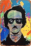 Edgar Allan Poe Poster Metallschild Retro Home Deko Vintage Blechschild 30,5 x 20,3 cm