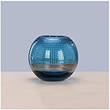 Modern Vasen für Blumen Tabelle Blumenvase Nordic Kreative Gittervase Transparente Glasvasen Ornament Wohnzimmer Tisch Handwerk Geschenk Schlafzimmer Büro (Color : E, Size : Height 16cm)