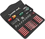 Wera 05135926001 KK W 1 Kraftform Kompakt W1 Wartung, 1/4' x 10 mm, Werkzeug-Set, 35-teilig Schwarz Stück
