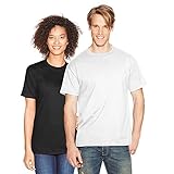 Hanes Herren T-Shirts USA Beefy-T Schlichte Ausführung, Crew - Weiß - Weiß - xl (Herstellergröße: X-Large)