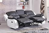 Mapo Möbel Ledersofa Kinosofa Relaxcouch Fernsehsofa 5129-Cup-2-SW