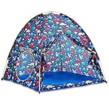CeeKii Kinderspielzelt Spielzelt Kinder Indoor Outdoor Zelt, Spielzelte Kinder Spielzeug Großer Raum mit Regenschutz, Kinderzimmer für Kleinkinder Geburtstag Weihnachts Geschenk, 47x47x43 Zoll