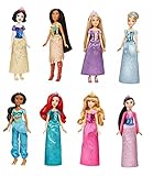 Disney-Puppen-Set 8-teilig Aschenputtel Schneewittchen Jasmine Pocahontas Belle Rapunzel Die schöne Schlafende Ariel H 30 cm