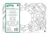 12 Platzset Kinder aus Papier, Papier-Tischset Kinder: Motive Zoo, Meerjungfrau und Pirat, Kinder-Platzsets zum Ausmalen, Bastelunterlage, Kinderbeschäftigung, Mal Mich Bunt