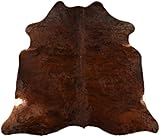 Generisch KUHFELL STIERFELL Kaffee BRAUN Dunkelbraun Natur 210 x 200 cm Fell Teppich VON KUHFELLE ONLINE