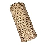 FABIIA 70 cm Breite, Rattan Wicker Sheet Stoffmöbel Reparatur, Naturrohr Rattan Gewebtes Gurtbett, Rattan Möbelstuhl Web -Material -Netznetz Für Schrank, Tür, Bett, Tische, Regal Offen/100 * 200 cm
