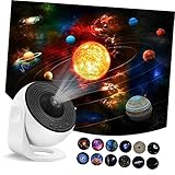 jojofuny 1 Set Nachtprojektor Oberlichtprojektor Galaxie Nachtlichtprojektor Abs-Nebelprojektor Lichtprojektor Mit Fernbedienung Sternprojektor Galaxie Lichtprojektion Lampe