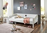 Relita Einzelbett ELSA, weiß lackiert, LF 90x200